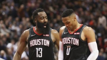 James Harden Russell Westbrook Houston Rockets (Richard Lautens/Toronto Star via Getty Images)