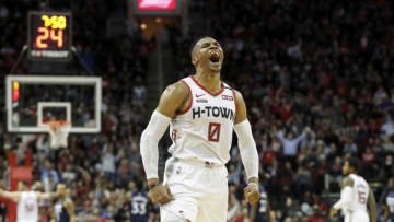 Russell Westbrook #0 of the Houston Rockets (Photo by Tim Warner/Getty Images)