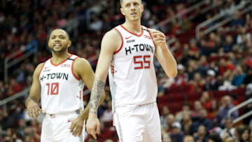 Isaiah Hartenstein #55 of the Houston Rockets (Photo by Tim Warner/Getty Images)