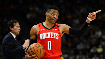 Russell Westbrook #0 of the Houston Rockets (Photo by Alex Goodlett/Getty Images)