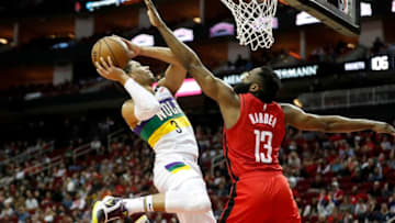 Houston Rockets James Harden (Photo by Tim Warner/Getty Images)
