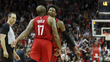 Houston Rockets P.J. Tucker Robert Covington (Photo by Tim Warner/Getty Images)