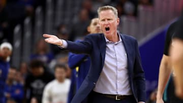 Head coach Steve Kerr of the Golden State Warriors (Photo by Ezra Shaw/Getty Images)