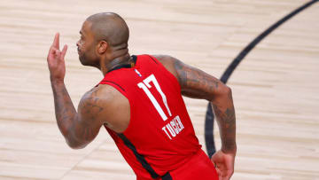 P.J. Tucker #17 of the Houston Rockets (Photo by Kevin C. Cox/Getty Images)
