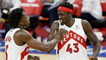 Pascal Siakam #43 of the Toronto Raptors (Photo by Tim Nwachukwu/Getty Images)