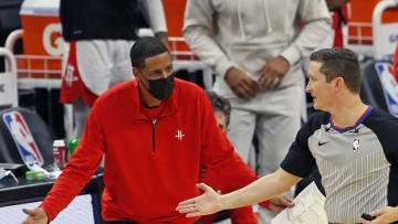 Stephen Silas head coach of the Houston Rockets (Photo by Ronald Cortes/Getty Images)