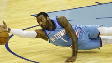 John Wall #1 of the Houston Rockets (Photo by Bob Levey/Getty Images)
