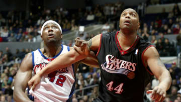 Derrick Coleman #44 of the Philadelphia 76ers (Photo by Lisa Blumenfeld/Getty Images)