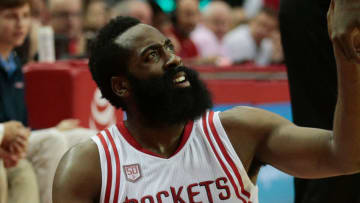 James Harden #13 of the Houston Rockets (Photo by Bob Levey/Getty Images)