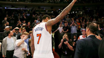 NEW YORK, NY - APRIL 12: Carmelo Anthony