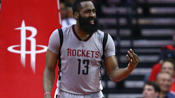 James Harden #13 of the Houston Rockets (Photo by Ronald Martinez/Getty Images)