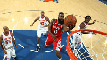 NEW YORK, NY - OCTOBER 09: James Harden
