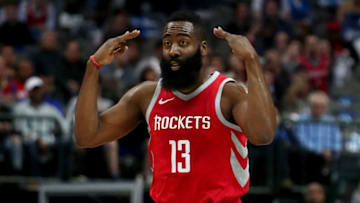 DALLAS, TX - JANUARY 24: James Harden