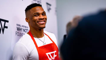 Houston Rockets Russell Westbrook (Photo by Cato Cataldo/NBAE)