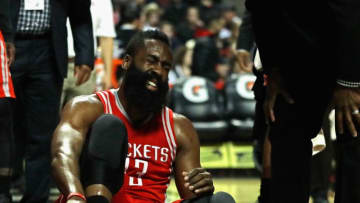 James Harden #13 of the James Harden #13 of the Houston Rockets (Photo by Jonathan Daniel/Getty Images) (Photo by Jonathan Daniel/Getty Images)