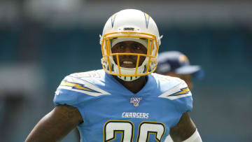 Casey Hayward #26 of the Los Angeles Chargers. (Photo by Michael Reaves/Getty Images)
