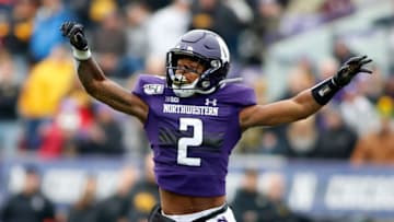 Greg Newsome II #2 of the Northwestern Wildcats. (Photo by Justin Casterline/Getty Images)