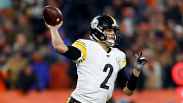 Mason Rudolph #2 of the Pittsburgh Steelers. (Photo by Kirk Irwin/Getty Images)