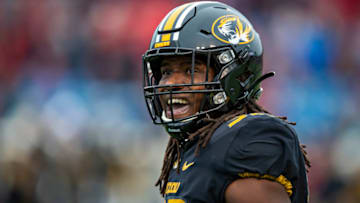 Nick Bolton #32 of the Missouri Tigers. (Photo by Wesley Hitt/Getty Images)