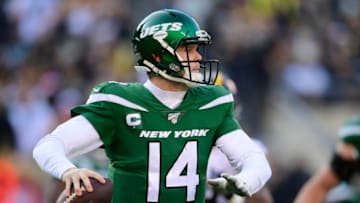 Sam Darnold #14 of the New York Jets. (Photo by Steven Ryan/Getty Images)