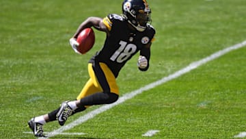 Diontae Johnson #18 of the Pittsburgh Steelers (Photo by Joe Sargent/Getty Images)