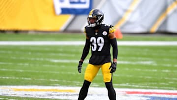 Minkah Fitzpatrick #39 of the Pittsburgh Steelers. (Photo by Joe Sargent/Getty Images)