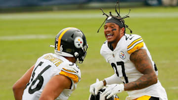 Alex Highsmith #56 of the Pittsburgh Steelers. (Photo by Frederick Breedon/Getty Images)