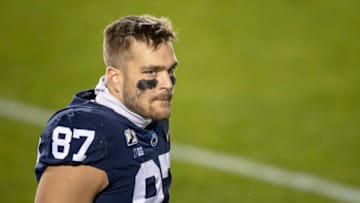 Pat Freiermuth #87 of the Penn State Nittany Lions. (Photo by Scott Taetsch/Getty Images)