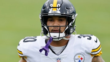 James Conner #30 of the Pittsburgh Steelers. (Photo by Michael Reaves/Getty Images)