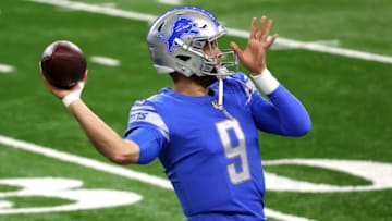 Matthew Stafford #9 of the Detroit Lions. (Photo by Rey Del Rio/Getty Images)