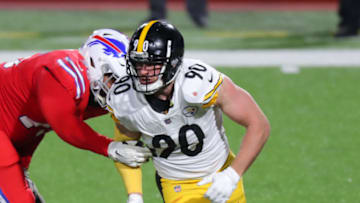 T.J. Watt #90 of the Pittsburgh Steelers. (Photo by Timothy T Ludwig/Getty Images)