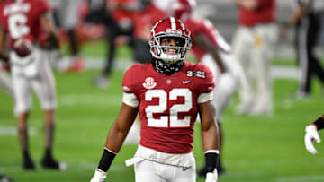 Najee Harris #22 of the Alabama Crimson Tide. (Photo by Alika Jenner/Getty Images)