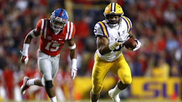 BATON ROUGE, LA - OCTOBER 22: Derrius Guice