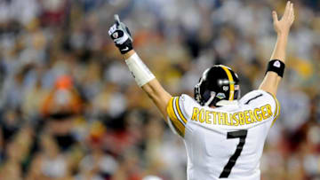 Ben Roethlisberger #7 of the Pittsburgh Steelers (Photo by Rob Tringali/Sportschrome/Getty Images)