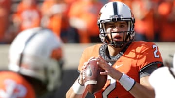 STILLWATER, OK - SEPTEMBER 3 : Quarterback Mason Rudolph