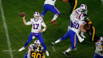 Josh Allen #17 of the Buffalo Bills Pittsburgh Steelers. (Photo by Justin K. Aller/Getty Images)