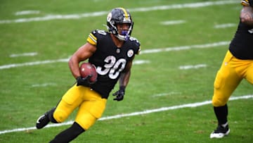 James Conner #30 of the Pittsburgh Steelers (Photo by Joe Sargent/Getty Images)