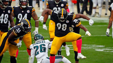 Vince Williams #98 of the Pittsburgh Steelers (Photo by Justin K. Aller/Getty Images)