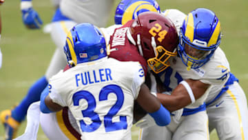 Jordan Fuller #32 of the Los Angeles Rams (Photo by Patrick McDermott/Getty Images)