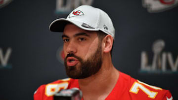 Laurent Duvernay-Tardif #76 of the Kansas City Chiefs (Photo by Mark Brown/Getty Images)