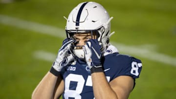 Pat Freiermuth #87 of the Penn State Nittany Lions. (Photo by Scott Taetsch/Getty Images)