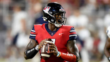 Malik Willis #7 of the Liberty Flames. (Photo by G Fiume/Getty Images)
