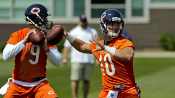 Chicago Bears quarterback Mitch Trubisky (10). Mandatory Credit: Matt Marton-USA TODAY Sports