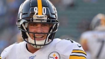 Pittsburgh Steelers outside linebacker T.J. Watt (90). Mandatory Credit: Jake Roth-USA TODAY Sports
