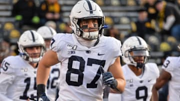 Penn State Nittany Lions tight end Pat Freiermuth (87). Mandatory Credit: Jeffrey Becker-USA TODAY Sports