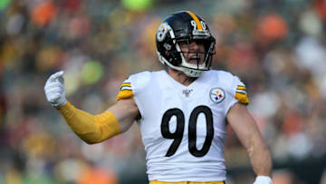Pittsburgh Steelers outside linebacker T.J. Watt. Mandatory Credit: Joe Maiorana-USA TODAY Sports