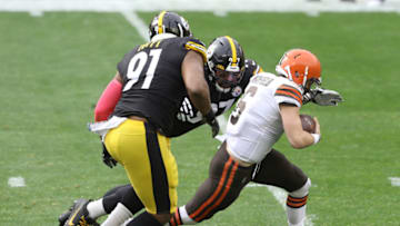 Cleveland Browns quarterback Baker Mayfield (6). Mandatory Credit: Charles LeClaire-USA TODAY Sports