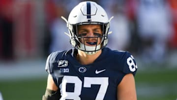 Penn State Nittany Lions tight end Pat Freiermuth (87). Mandatory Credit: Rich Barnes-USA TODAY Sports