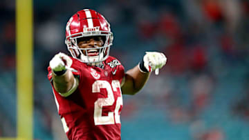 Alabama Crimson Tide running back Najee Harris (22). Mandatory Credit: Mark J. Rebilas-USA TODAY Sports