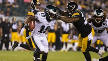 Eagles' Rashard Davis (19)Sports Eagles Steelers
